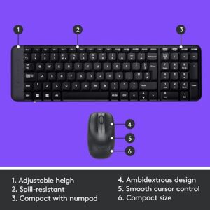 Logitech MK215 Wireless Keyboard and Mouse Combo